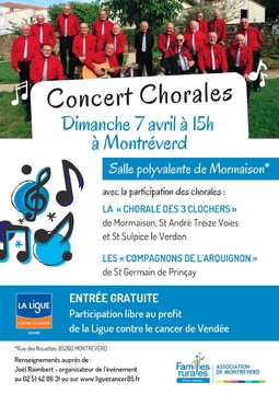 concert chorales Montréverd